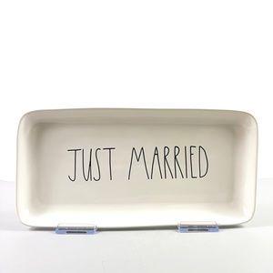 NEW Rae Dunn “JUST MARRIED “ Platter